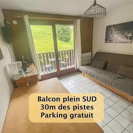 Joli Studio 4 Pers 30M Des Pistes Balcon Plein Sud Au Pieds Des Pistes B27- Draps Non Compris Saint-Jean-dʼAulps Dış mekan fotoğraf