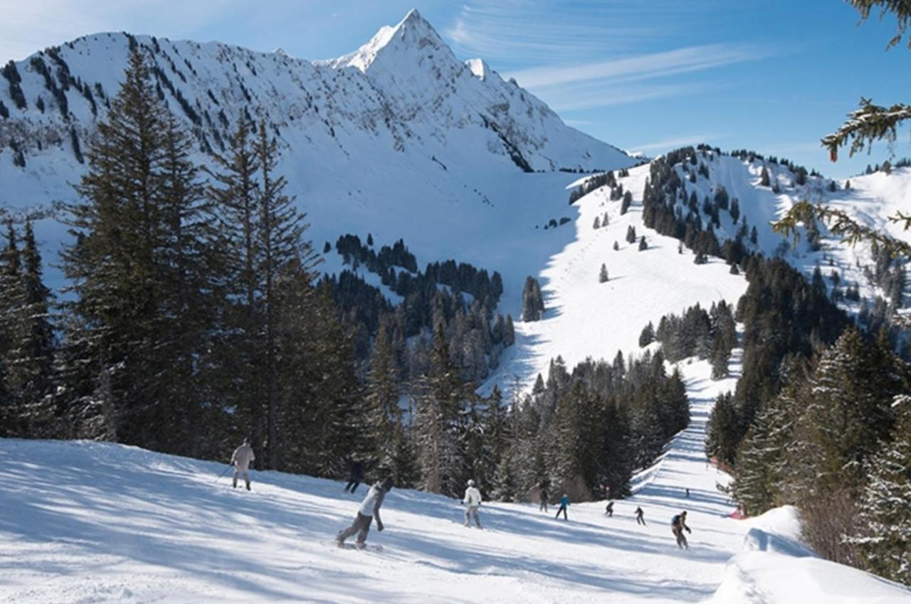Joli Studio 4 Pers 30M Des Pistes Balcon Plein Sud Au Pieds Des Pistes B27- Draps Non Compris Saint-Jean-dʼAulps Dış mekan fotoğraf
