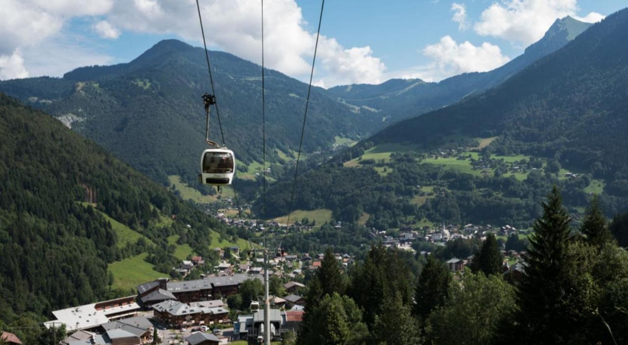 Joli Studio 4 Pers 30M Des Pistes Balcon Plein Sud Au Pieds Des Pistes B27- Draps Non Compris Saint-Jean-dʼAulps Dış mekan fotoğraf