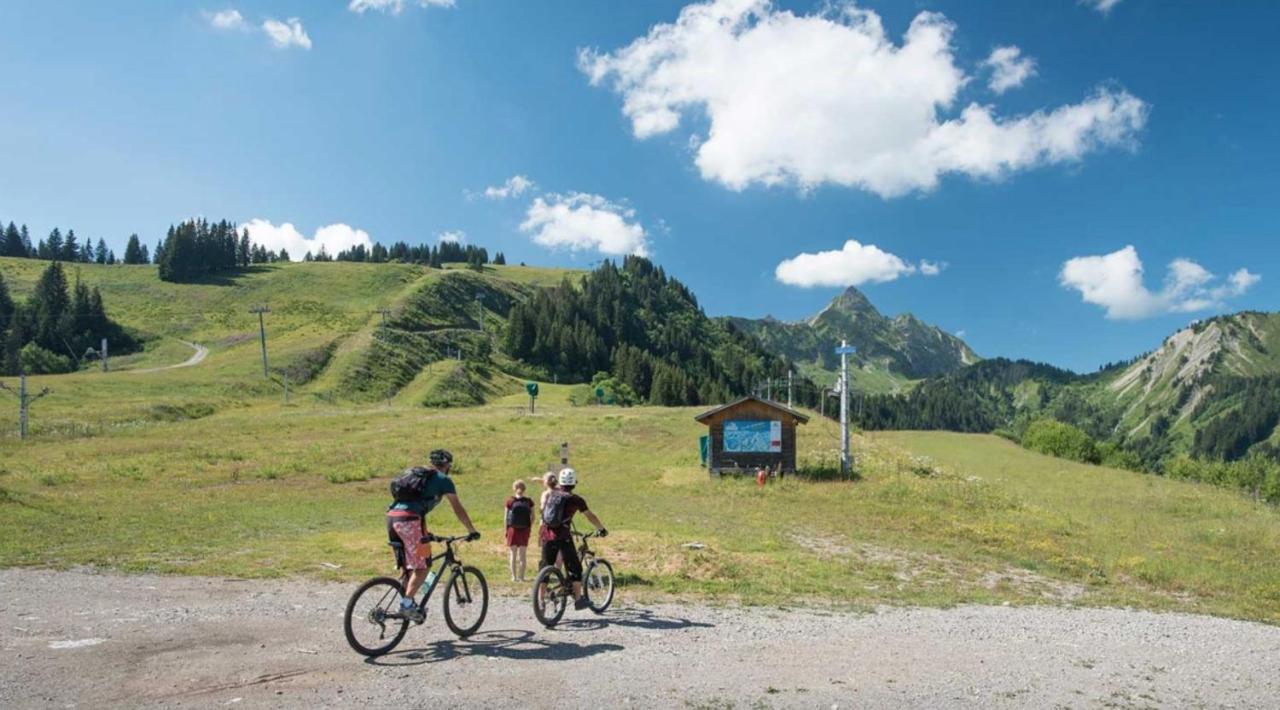 Joli Studio 4 Pers 30M Des Pistes Balcon Plein Sud Au Pieds Des Pistes B27- Draps Non Compris Saint-Jean-dʼAulps Dış mekan fotoğraf
