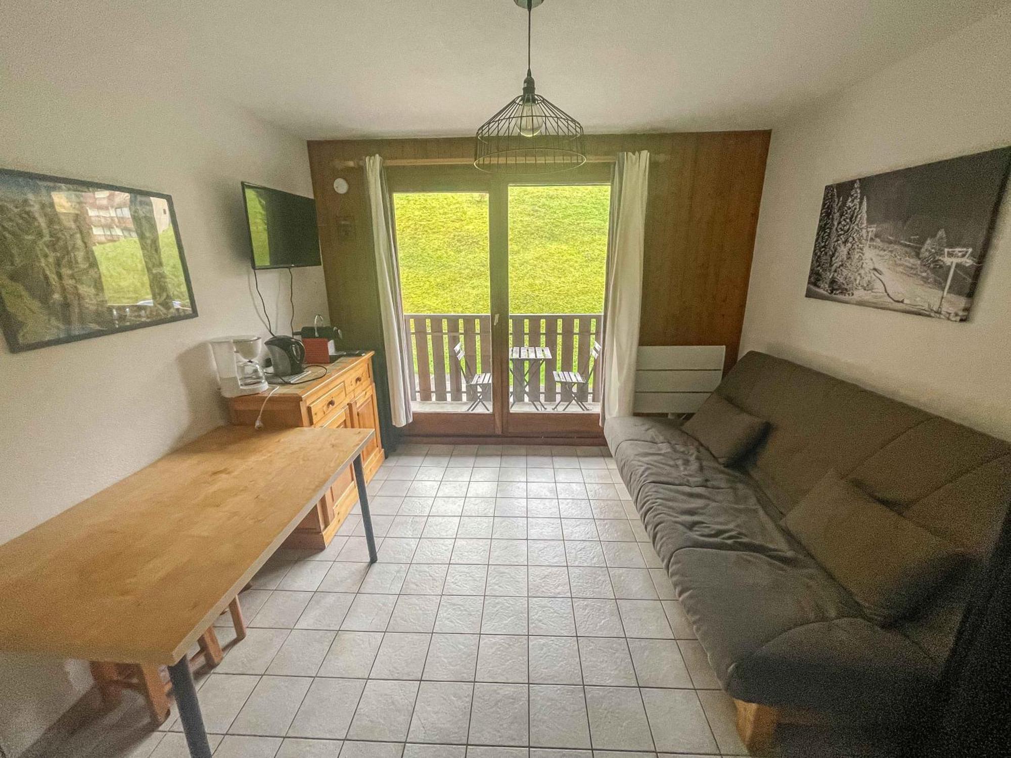 Joli Studio 4 Pers 30M Des Pistes Balcon Plein Sud Au Pieds Des Pistes B27- Draps Non Compris Saint-Jean-dʼAulps Dış mekan fotoğraf